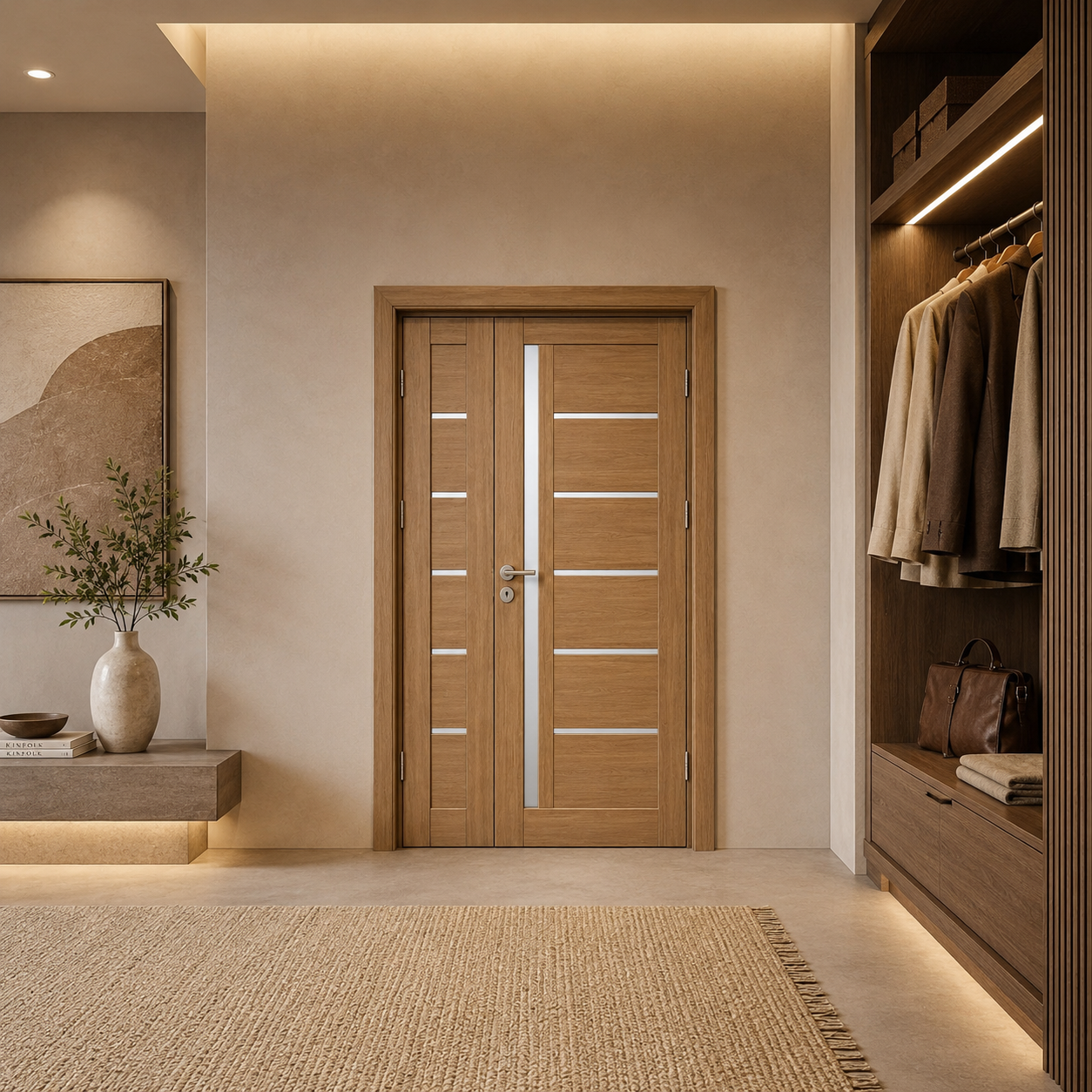 Usi Duble Interior 40+60 Greta+Mira – Stejar