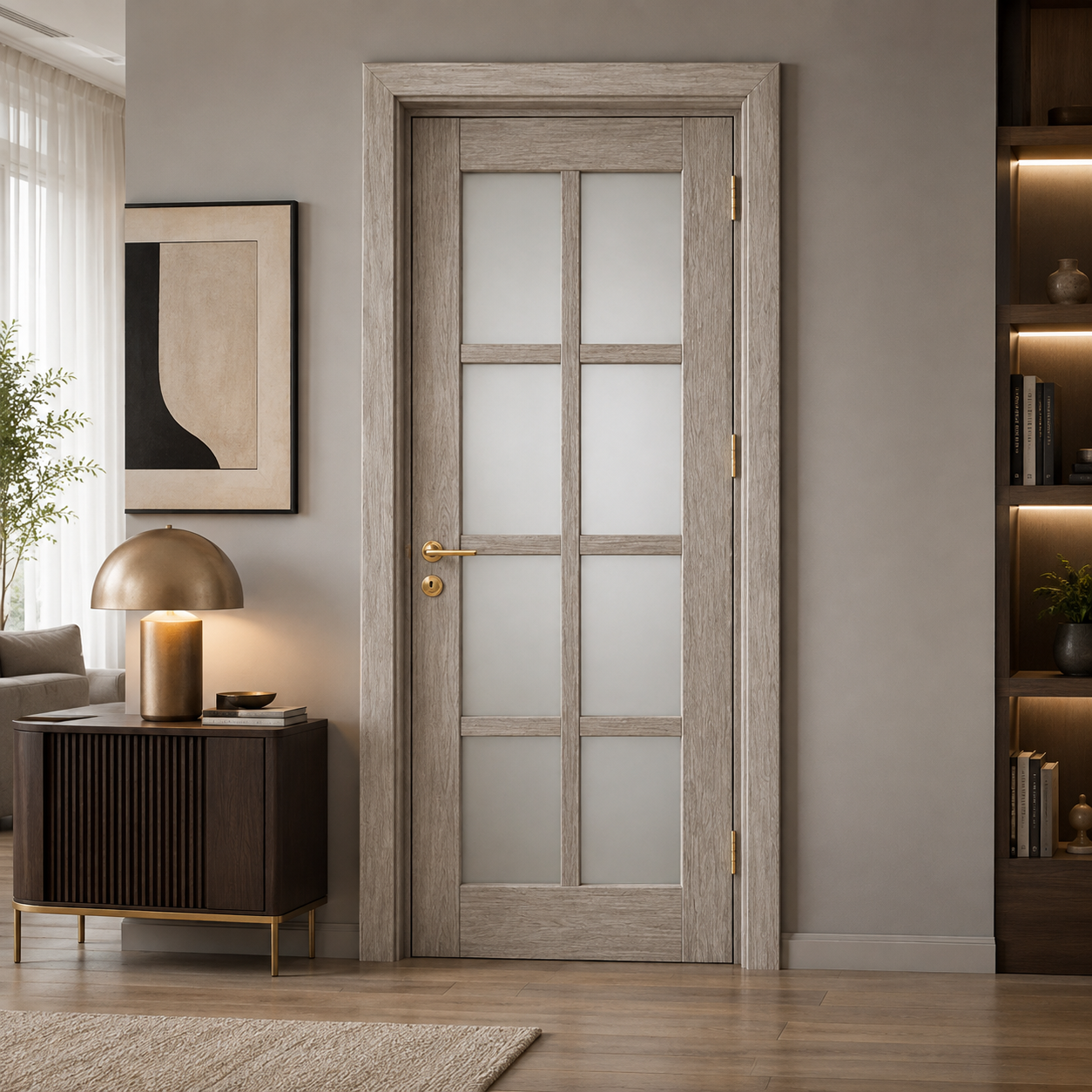 Usa interior - Scandi Stejar Fumuriu 8